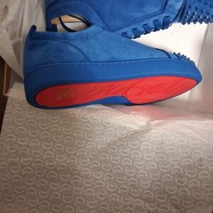 Christain Louboutin Louis Junior Spikes Orlaro Flat